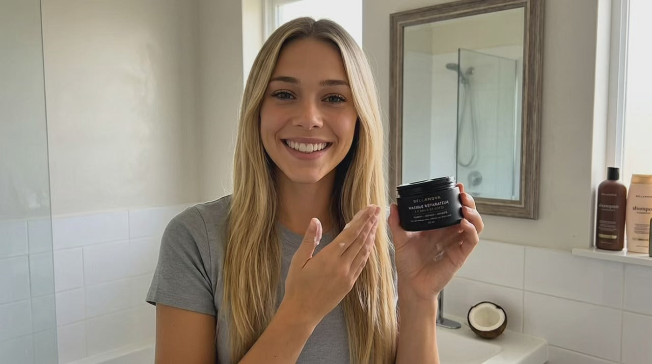Charger la vidéo : Découvrez les secrets d'une chevelure réparée et revitalisée. Notre vidéo vous présente les meilleures techniques et produits pour restaurer la santé de vos cheveux et leur redonner brillance et vitalité.
